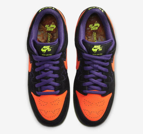 Nike Sb Dunk Low Pro ‘Night Of Mischief Halloween’ Bq6817-006 - Image 3