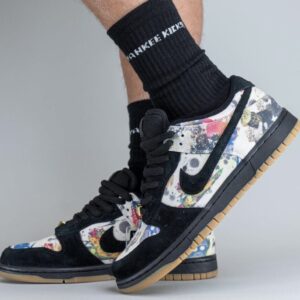 Nike SB Dunk Low Supreme Rammellzee Fd8778-001 - Image 4