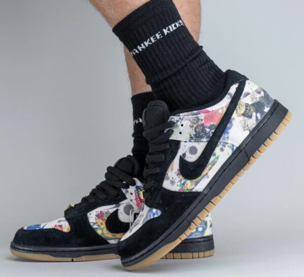 Nike SB Dunk Low Supreme Rammellzee Fd8778-001 - Image 4