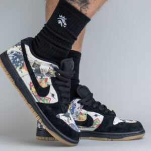 Nike SB Dunk Low Supreme Rammellzee Fd8778-001 - Image 5