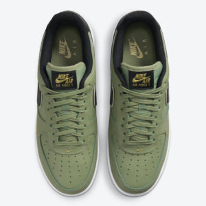 Nike Air Force 1 Low 07 Double Swoosh Olive Green Da8481-300 - Image 3