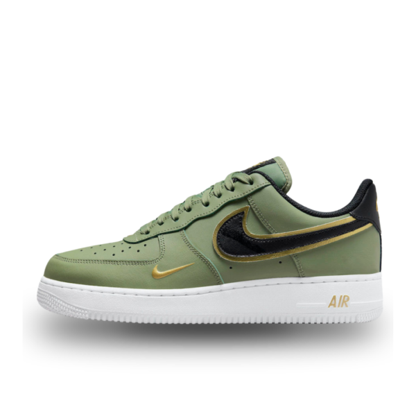 Nike Air Force 1 Low 07 Double Swoosh Olive Green Da8481-300