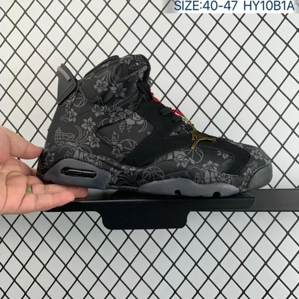 Jordan 6 Retro Singles Day Triple Black Db9818-001 - Image 2