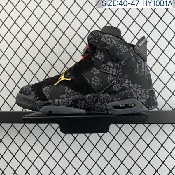 Jordan 6 Retro Singles Day Triple Black Db9818-001 - Image 3