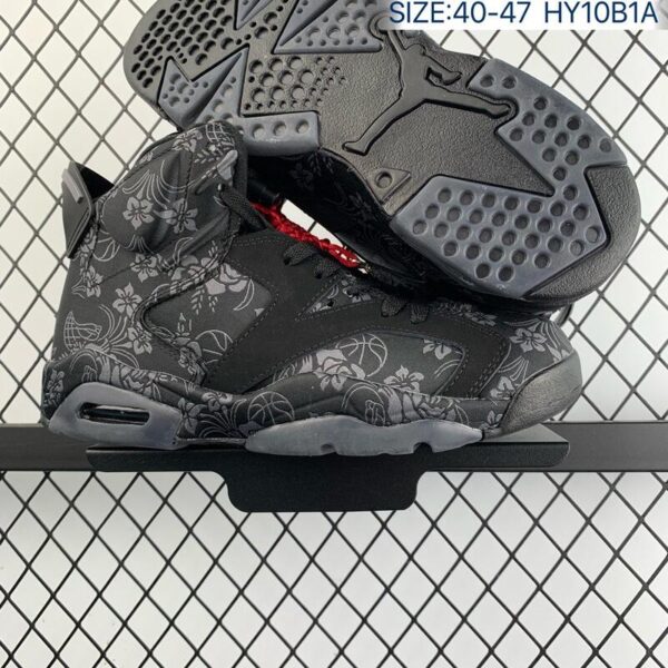 Jordan 6 Retro Singles Day Triple Black Db9818-001 - Image 4