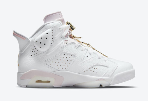 Nike Air Jordan 6 Retro ?Gold Hoops? Dh9696-100 - Image 6