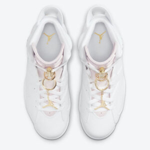 Nike Air Jordan 6 Retro ?Gold Hoops? Dh9696-100 - Image 3
