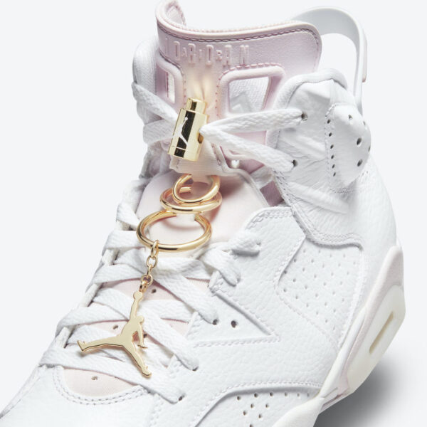 Nike Air Jordan 6 Retro ?Gold Hoops? Dh9696-100 - Image 8