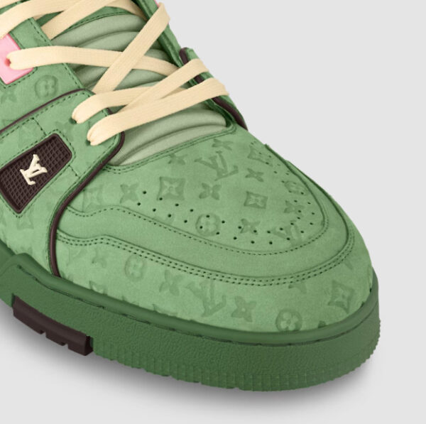 X Tyler 1acr6h LV Trainer Sneaker Green - Image 6