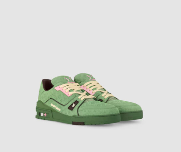 X Tyler 1acr6h LV Trainer Sneaker Green - Image 3