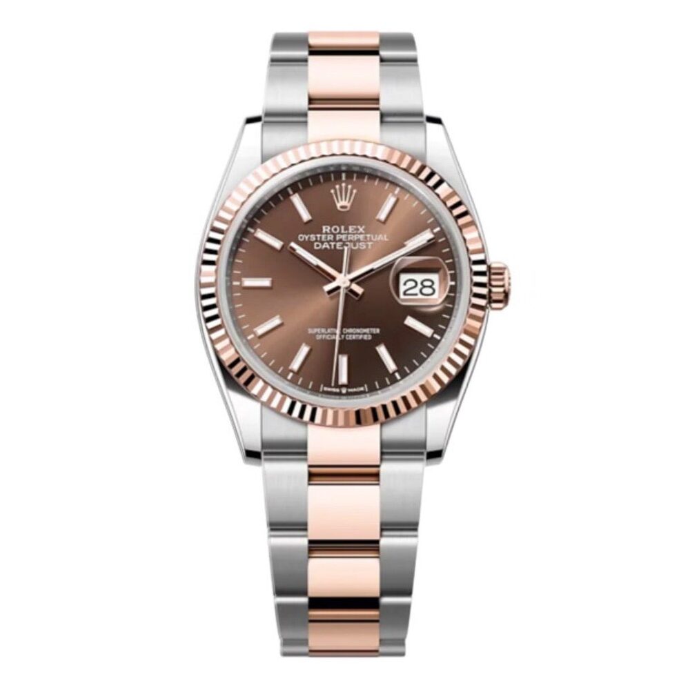 [Superclone] Rolex Datejust 36 mm Chocolate Dial Fluted Oyster 126231