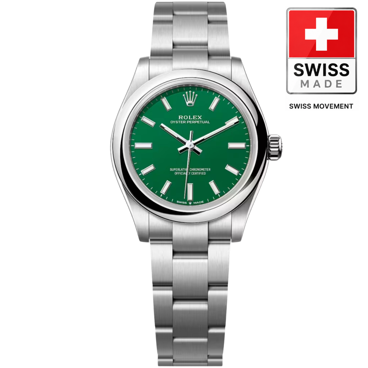[Superclone] Rolex Oyster Perpetual Lady 31mm Green Dial Oyster 277200