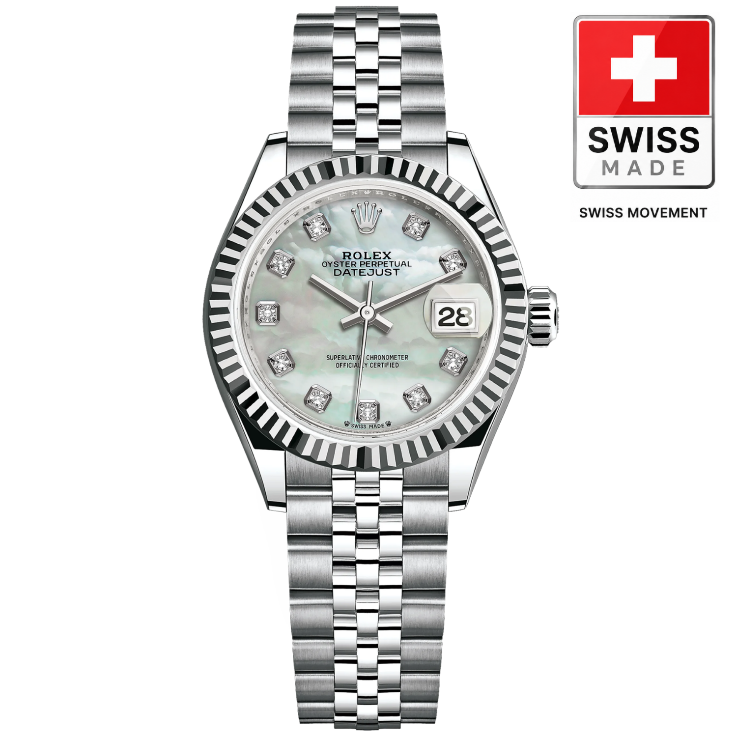 [Superclone] Rolex Lady-Datejust 28mm Mother of Pearl Dial 279174