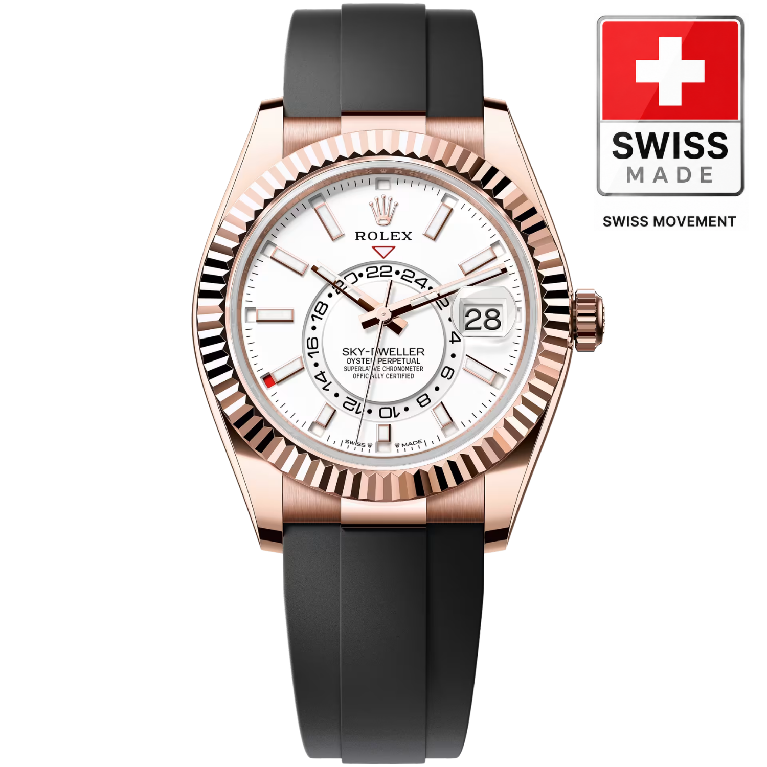 [Superclone] Rolex Sky-Dweller 42mm Intense white Dial 336235