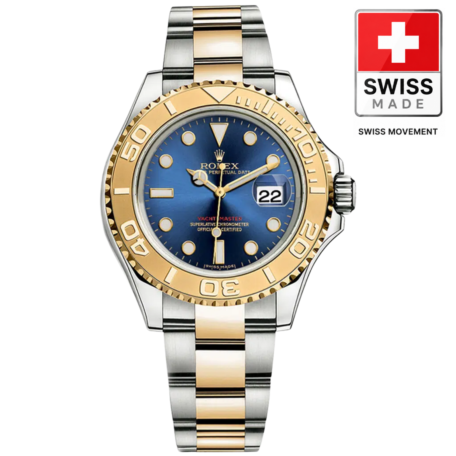 [Superclone] Rolex Yacht-Master 40mm Blue Dial Oyster 16623