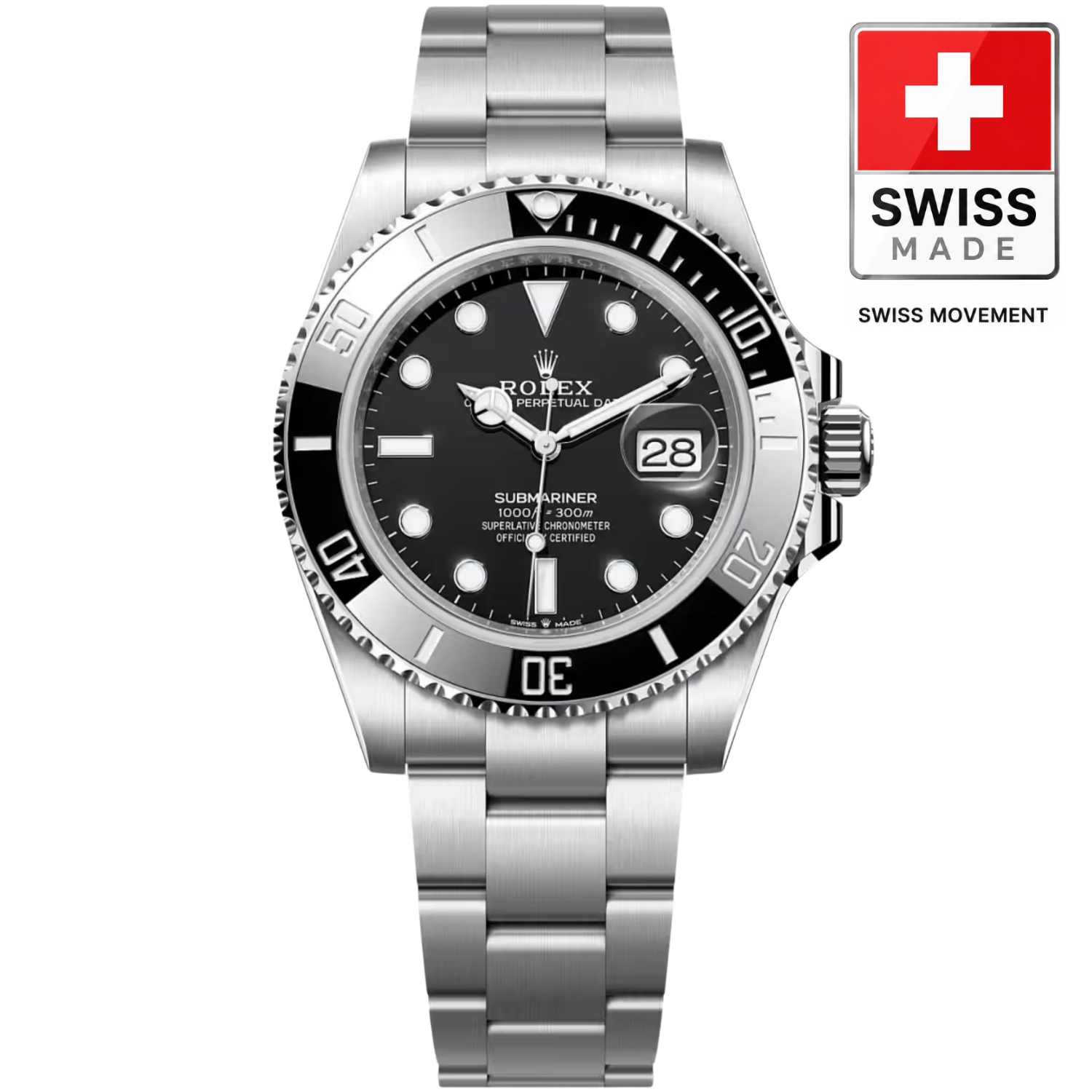 [Superclone] Rolex Submariner Date 41mm Black Dial Oyster 126610LN