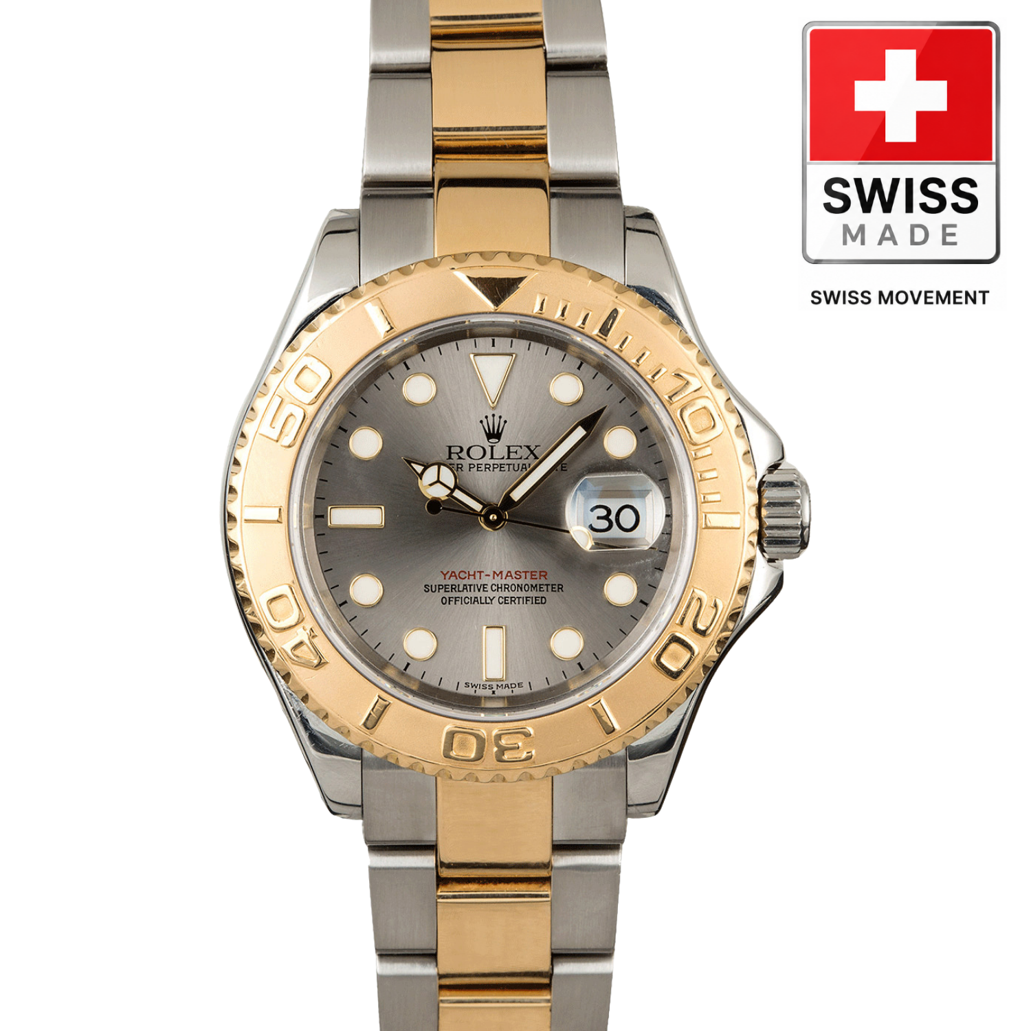 [Superclone] Rolex Yacht-Master 40mm Silver Dial Oyster 16623