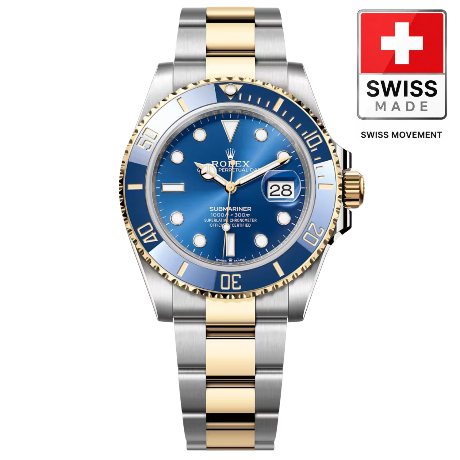 [Superclone] Rolex Submariner 41mm Blue Dial Oyster 126613LB