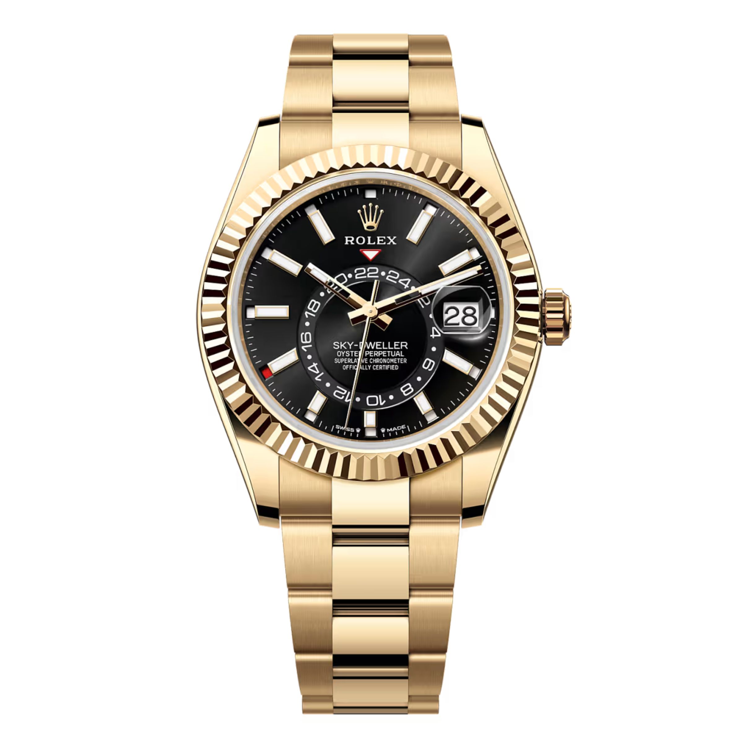 [Superclone] Rolex Sky-Dweller 42mm Bright Black Dial 336938