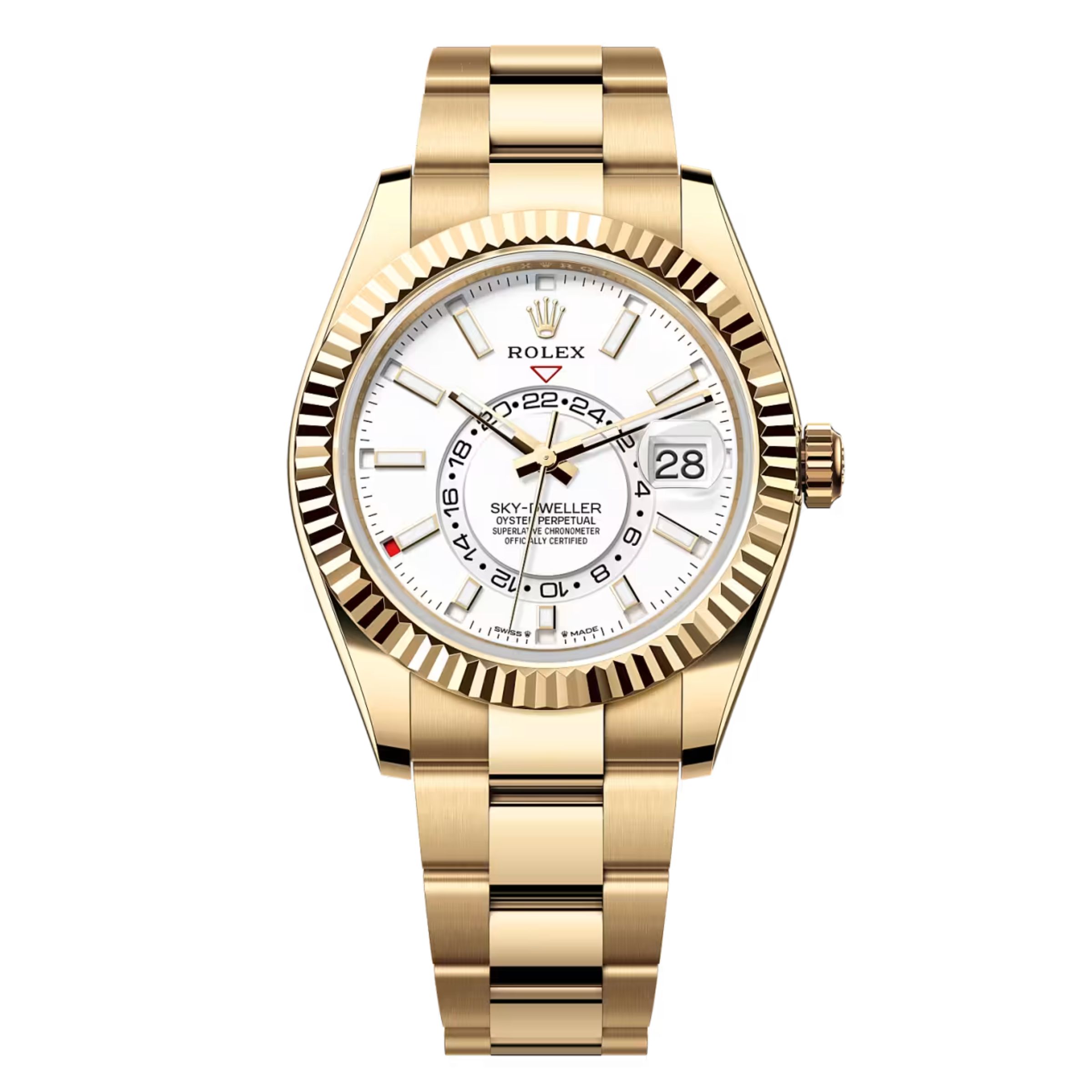 [Superclone] Rolex Sky-Dweller 42mm Intense White Dial Oyster 336938