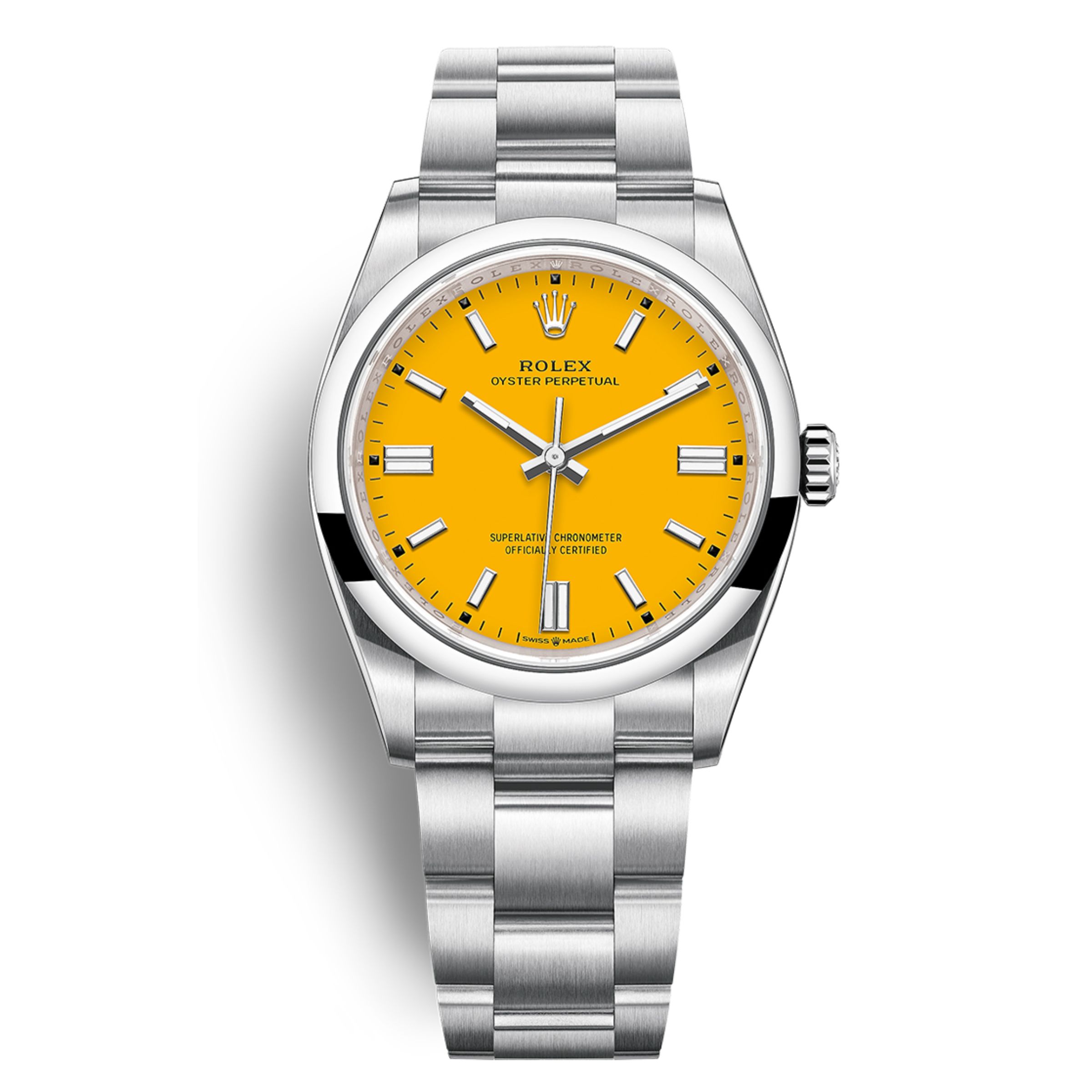 [Superclone] Rolex Oyster Perpetual Lady 36mm Yellow Dial 126000