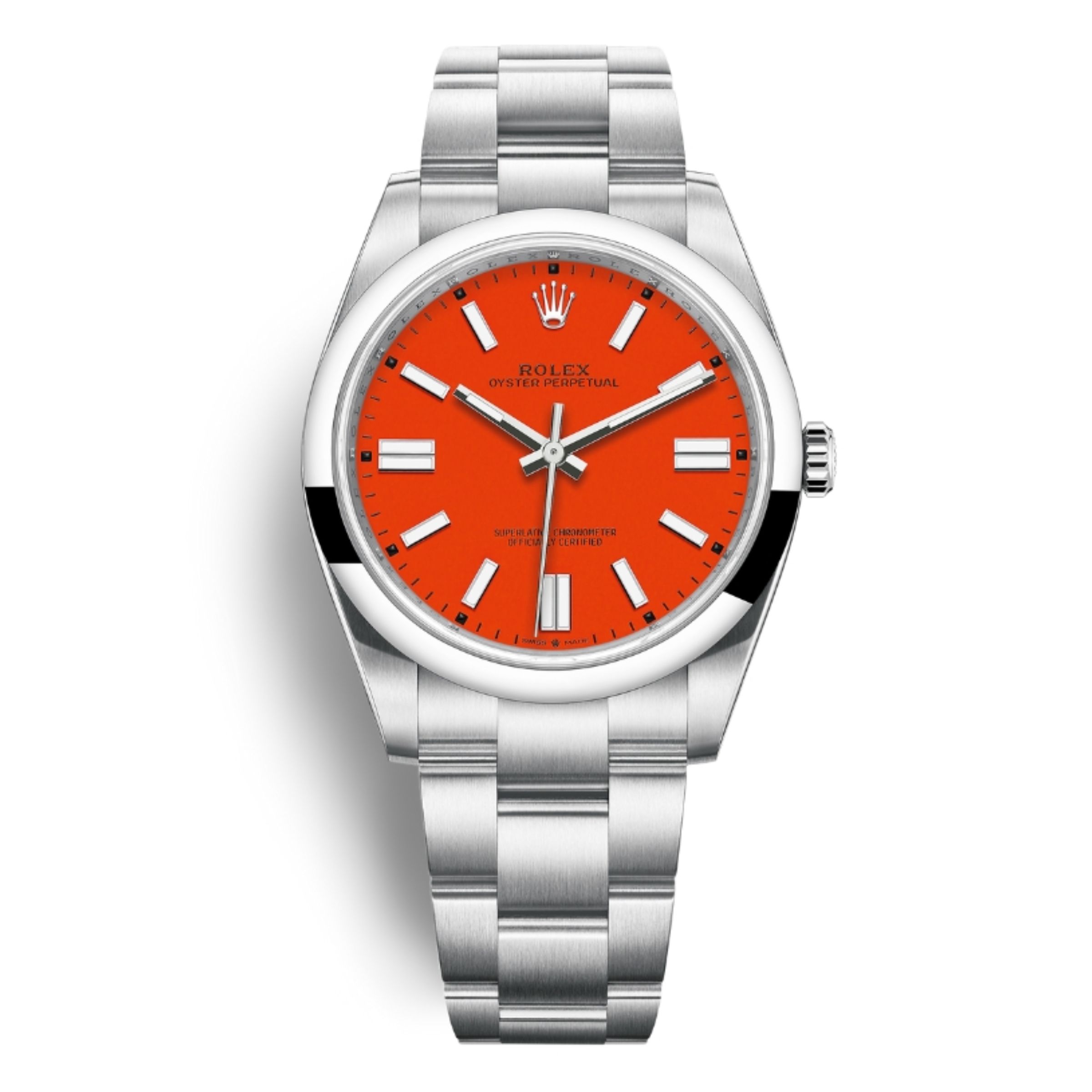 [Superclone] Rolex Oyster Perpetual Lady 36mm Coral Red Dial 126000