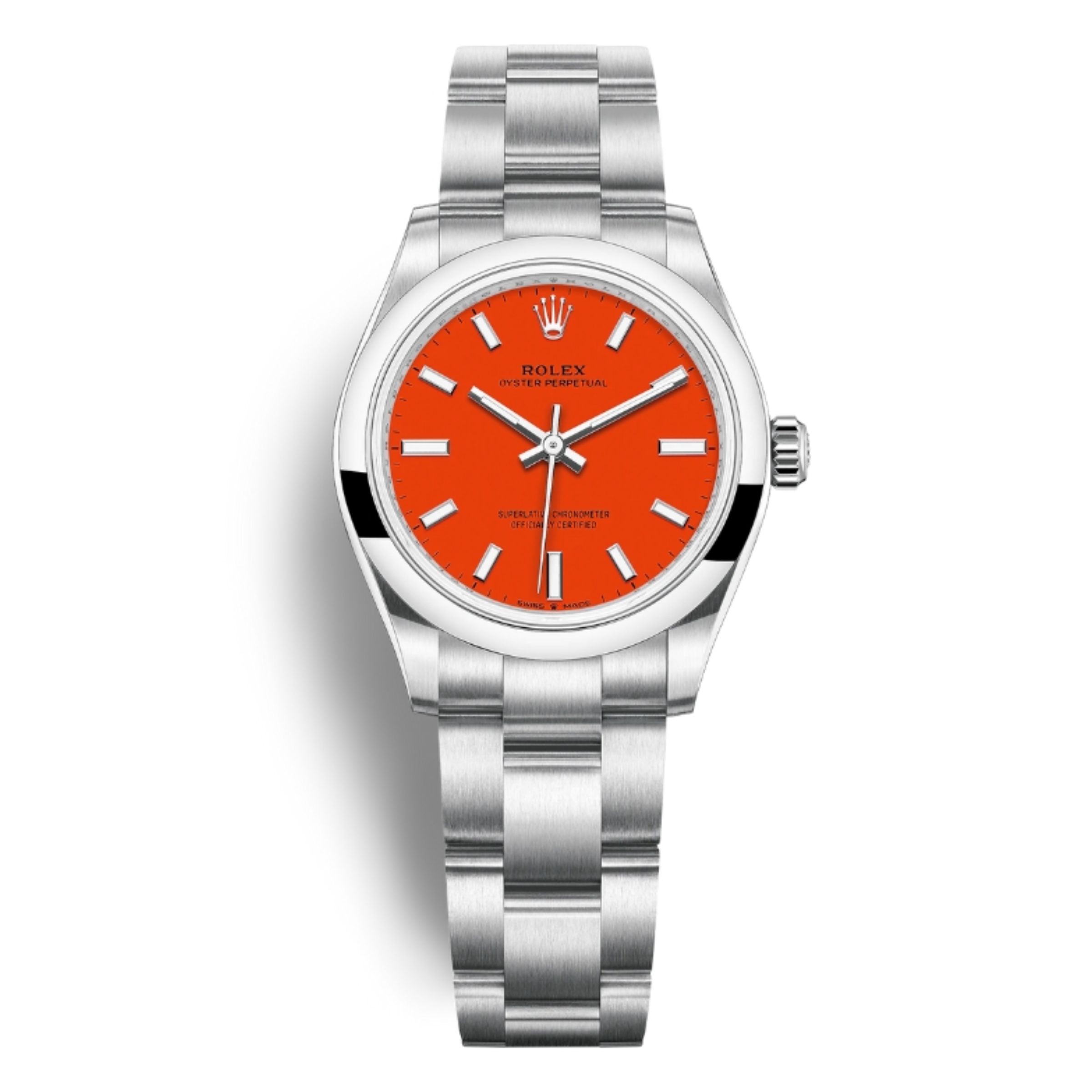 [Superclone] Rolex Oyster Perpetual Lady 31mm Coral Red Dial 277200