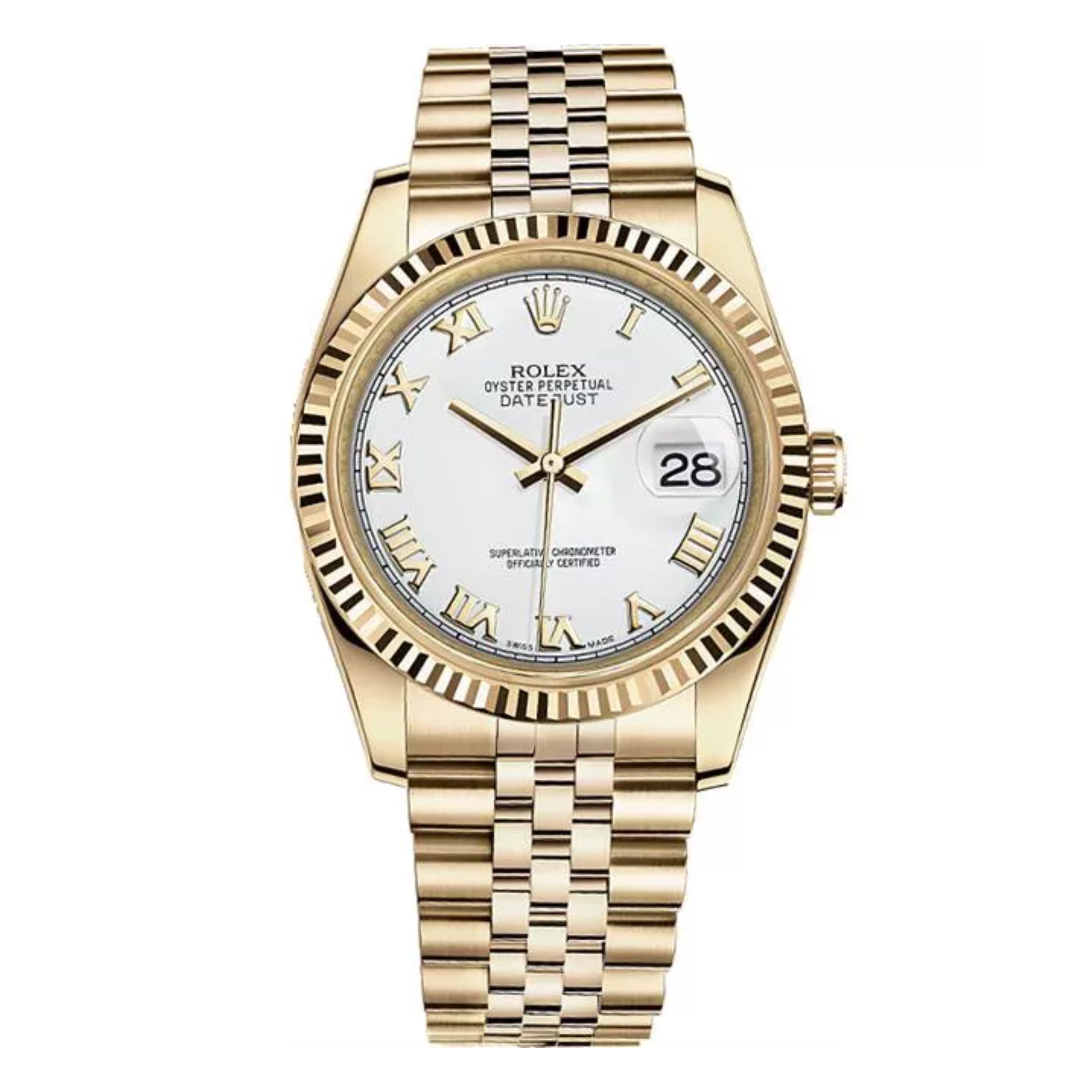 [Superclone] Rolex Datejust 36mm White Dial Oyster 116238