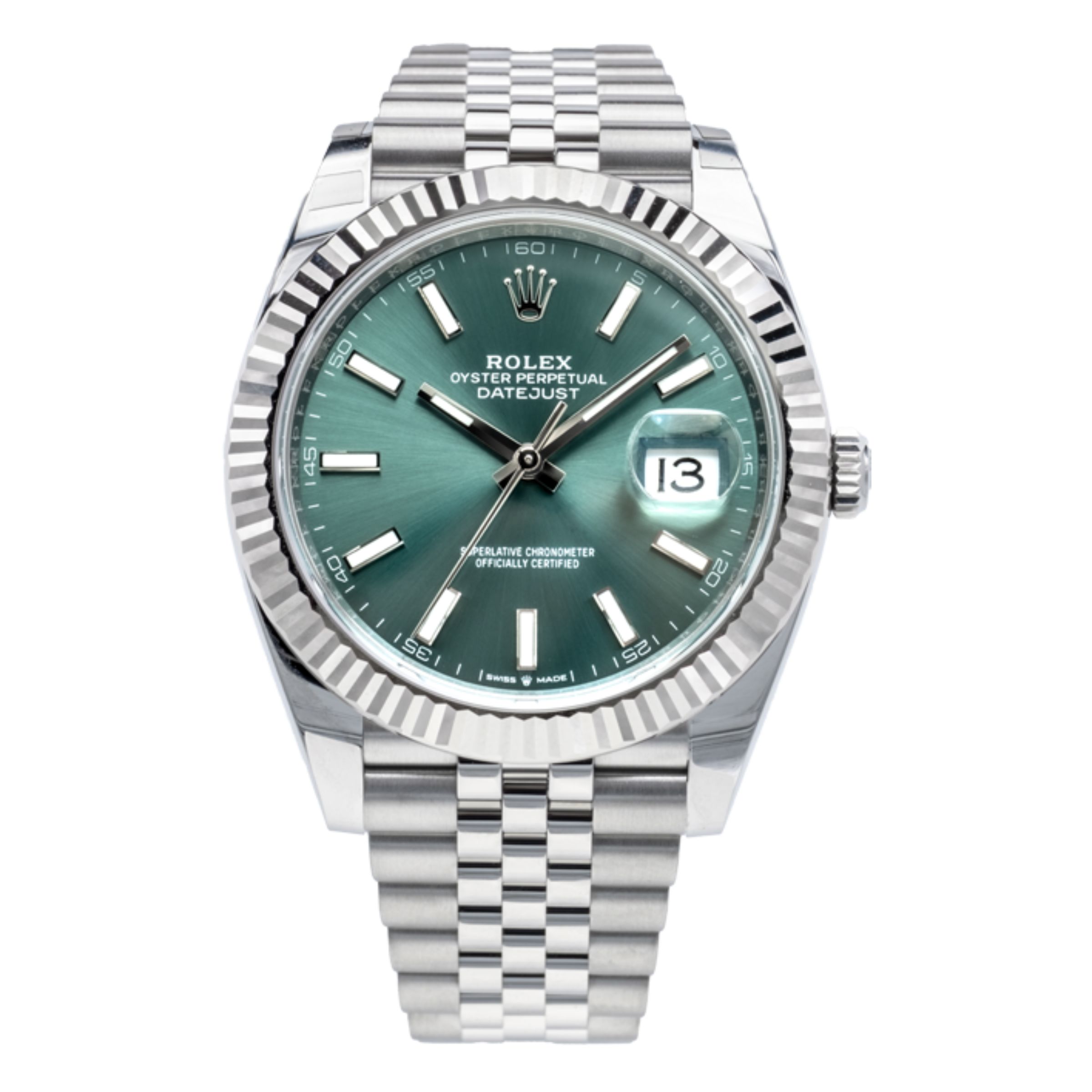 [Superclone] Rolex Datejust 41mm Green Dial 126334 Jubilee, Men’s Watch