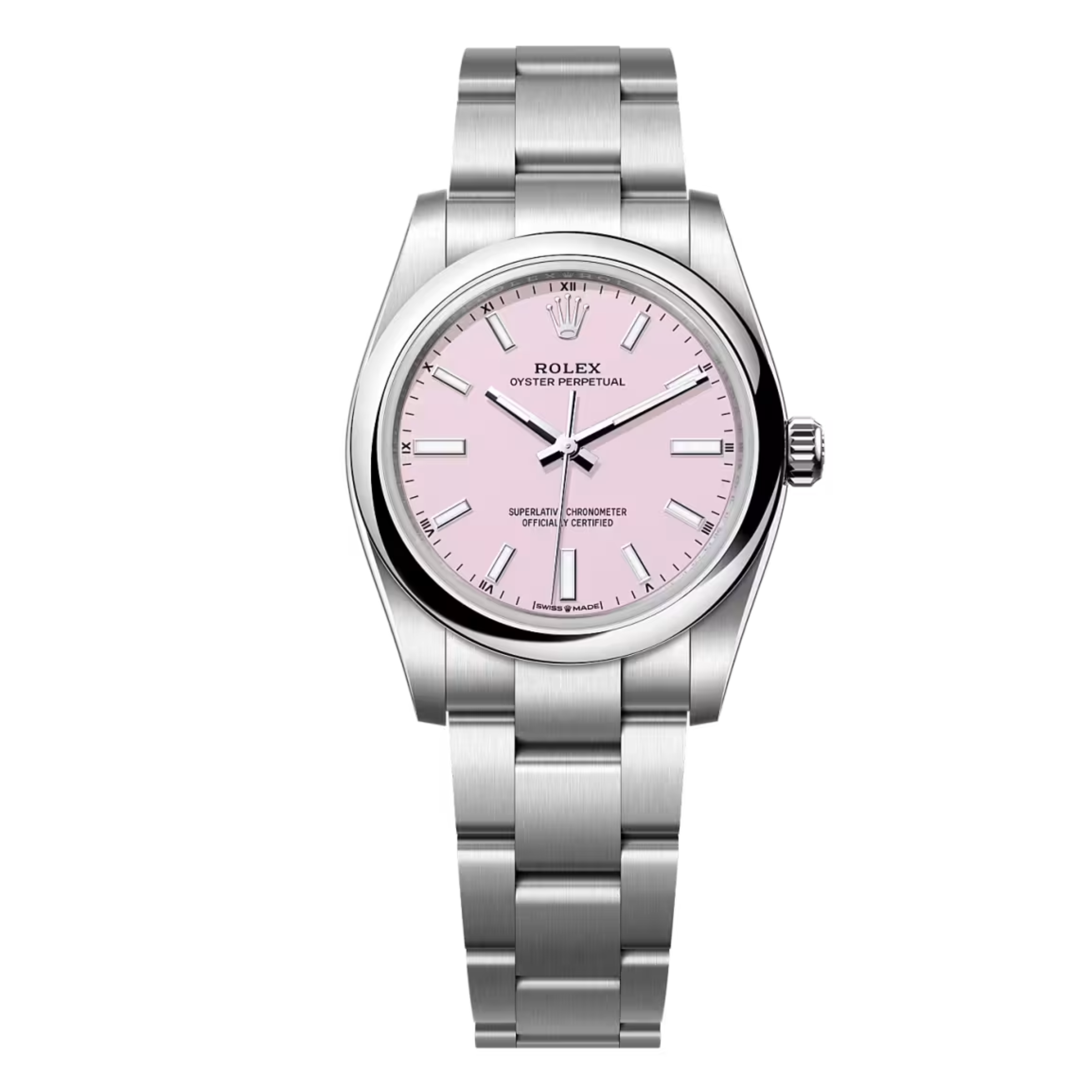 [Superclone] Rolex Oyster Perpetual Lady 34mm Candy Pink Dial 124200
