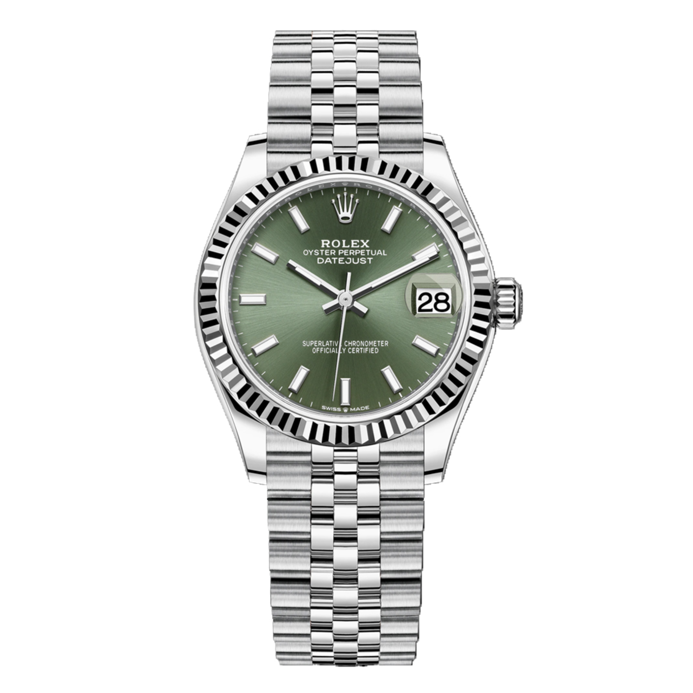 [Superclone] Rolex Datejust 31mm Mint Green Dial Fluted 278274
